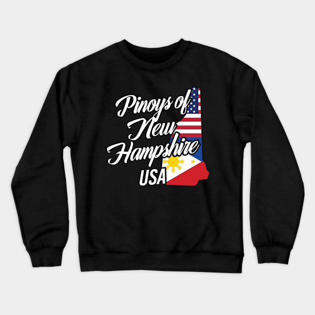 Filipinos of New Hampshire Design for Fil-Ams Crewneck Sweatshirt by c1337s